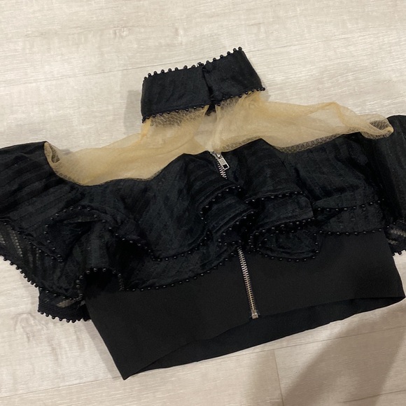 Ruffle crop top - Picture 4 of 4